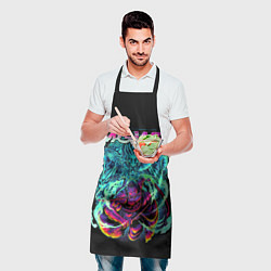 Фартук кулинарный Ван Пис Зоро Самурай разрубающий все, цвет: 3D-принт — фото 2