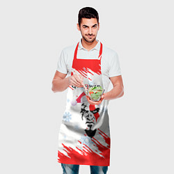 Фартук кулинарный Новогодний God of War, цвет: 3D-принт — фото 2
