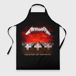 Фартук кулинарный Master of Puppets - Metallica, цвет: 3D-принт