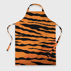 Фартук кулинарный Шкура тигра вектор, цвет: 3D-принт