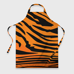 Фартук кулинарный Шкура шерсть тигра, цвет: 3D-принт
