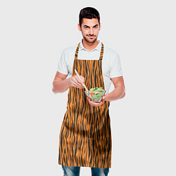 Фартук кулинарный Тигровые Полосы, цвет: 3D-принт — фото 2