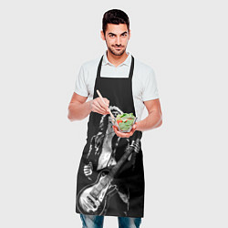 Фартук кулинарный Джимми Пэйдж Art, цвет: 3D-принт — фото 2
