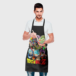 Фартук кулинарный Персонажи Dragon Ball, цвет: 3D-принт — фото 2
