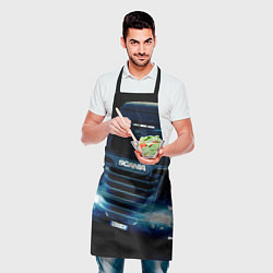 Фартук кулинарный SCANIA Дальнобой 2022, цвет: 3D-принт — фото 2