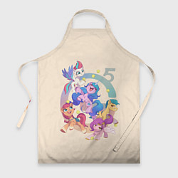 Фартук кулинарный G5 My Little Pony, цвет: 3D-принт