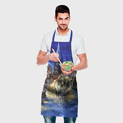 Фартук кулинарный НОВОГОДНЯЯ АТМОСФЕРА НОВЫЙ ГОД 2022, цвет: 3D-принт — фото 2