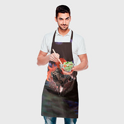 Фартук кулинарный Дилюк Рагнвиндр Diluc Ragnvindr в примогеме, Gensh, цвет: 3D-принт — фото 2