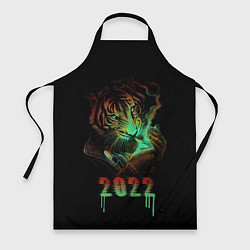 Фартук кулинарный Тигр 2022, цвет: 3D-принт