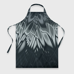 Фартук кулинарный Серый - коллекция Лучи - Хуф и Ся, цвет: 3D-принт