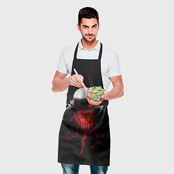 Фартук кулинарный UNDERTALE SANS BLOOD ROSE, цвет: 3D-принт — фото 2
