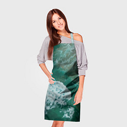Фартук кулинарный Морская пена, цвет: 3D-принт — фото 2