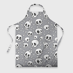 Фартук кулинарный Skulls & bones, цвет: 3D-принт