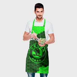 Фартук кулинарный SKODA Autosport - Графика, цвет: 3D-принт — фото 2