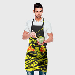 Фартук кулинарный Кобра Кай логотип, цвет: 3D-принт — фото 2