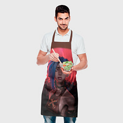 Фартук кулинарный Закат - League Of Legends Джинкс, цвет: 3D-принт — фото 2