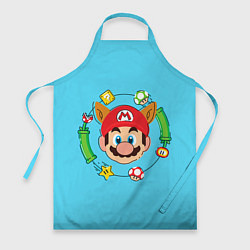 Фартук кулинарный Марио с ушками, цвет: 3D-принт