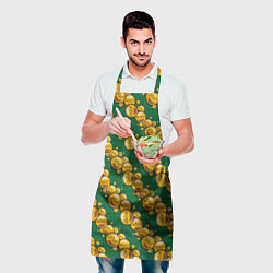 Фартук кулинарный Биткоины Криптовалюта, цвет: 3D-принт — фото 2
