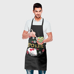 Фартук кулинарный Покер POKER, цвет: 3D-принт — фото 2