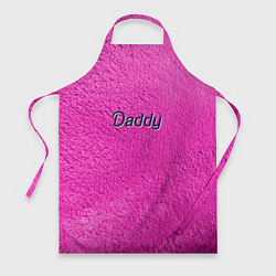Фартук кулинарный Daddy pink, цвет: 3D-принт