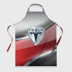 Фартук кулинарный Tesla - Logo Style, цвет: 3D-принт
