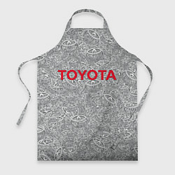 Фартук кулинарный TOYOTA PATTERN LOGO Z, цвет: 3D-принт