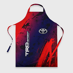 Фартук кулинарный ТОЙОТА TRD SPORT - Краска, цвет: 3D-принт