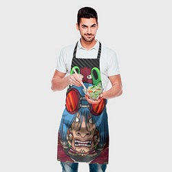 Фартук кулинарный Глава монстров, цвет: 3D-принт — фото 2