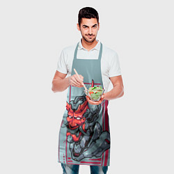 Фартук кулинарный Монстр в маске, цвет: 3D-принт — фото 2