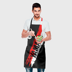 Фартук кулинарный YAMAHA - ЯМАХА DOUBLE LINE, цвет: 3D-принт — фото 2