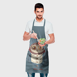 Фартук кулинарный Совушка-в костюме акулы, цвет: 3D-принт — фото 2