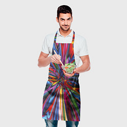 Фартук кулинарный Color pattern Impressionism, цвет: 3D-принт — фото 2