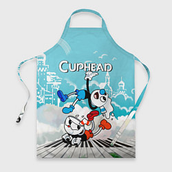 Фартук кулинарный Cuphead 2 чашечки, цвет: 3D-принт
