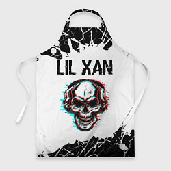 Фартук кулинарный Lil Xan ЧЕРЕП Краска, цвет: 3D-принт