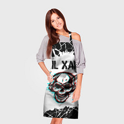 Фартук кулинарный Lil Xan ЧЕРЕП Краска, цвет: 3D-принт — фото 2