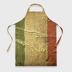 Фартук Флаг Италии Мешковина Flag of Italy Burlap