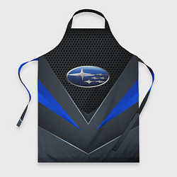 Фартук кулинарный Спортивная броня Subaru, цвет: 3D-принт