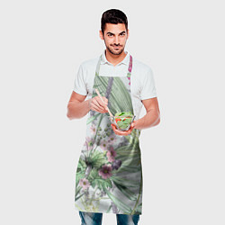 Фартук кулинарный Цветы Солнечная Коса, цвет: 3D-принт — фото 2