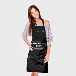Фартук кулинарный Manchester City Champions Uniform, цвет: 3D-принт — фото 2