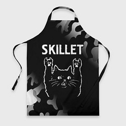 Фартук Группа Skillet и Рок Кот