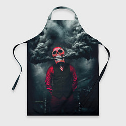 Фартук Smoke Дым Skull