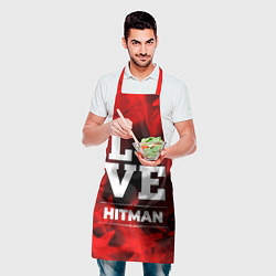 Фартук кулинарный Hitman Love Классика, цвет: 3D-принт — фото 2