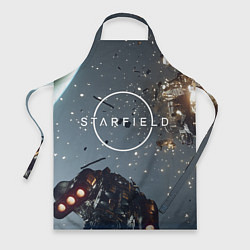 Фартук кулинарный Космический бой в Starfield, цвет: 3D-принт