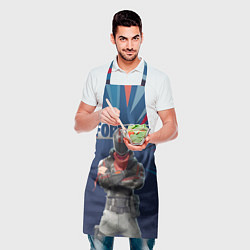 Фартук кулинарный Fortnite Герой асфальта Burnout Video game, цвет: 3D-принт — фото 2