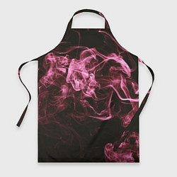 Фартук кулинарный Неоновые пары дыма - Розовый, цвет: 3D-принт