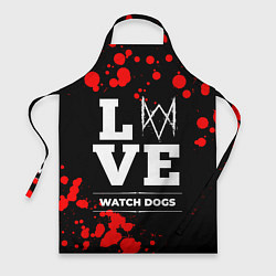 Фартук кулинарный Watch Dogs Love Классика, цвет: 3D-принт