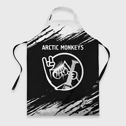 Фартук кулинарный Arctic Monkeys - КОТ - Краски, цвет: 3D-принт
