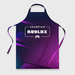Фартук кулинарный Roblox Gaming Champion: рамка с лого и джойстиком, цвет: 3D-принт