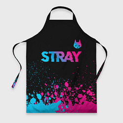 Фартук Stray - neon gradient logo