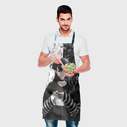 Фартук кулинарный Коми сан гот - проблемы с общением, цвет: 3D-принт — фото 2